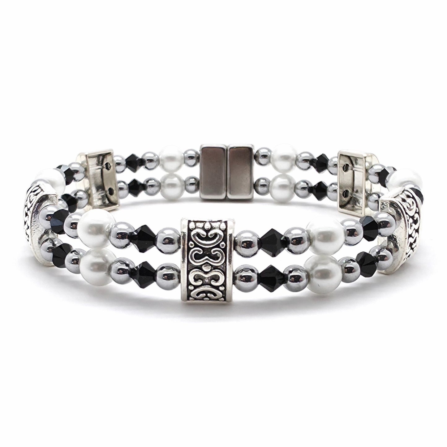 White Pearl Double with Jet Black