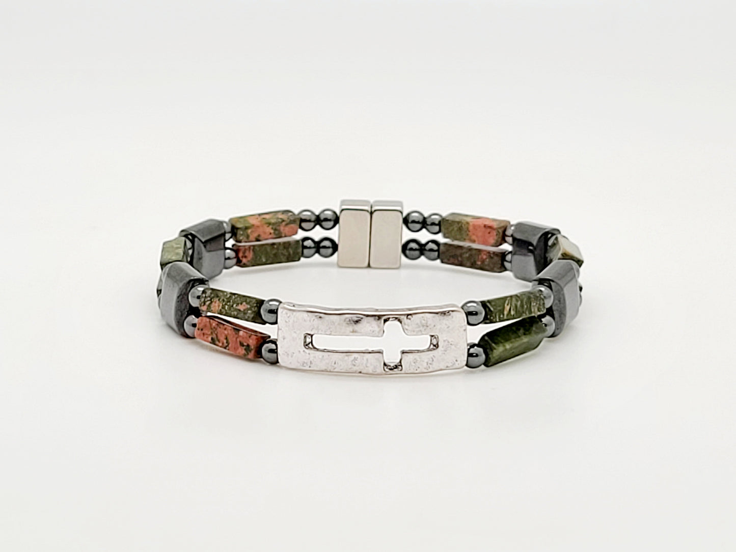 Men's Cross w Hematite