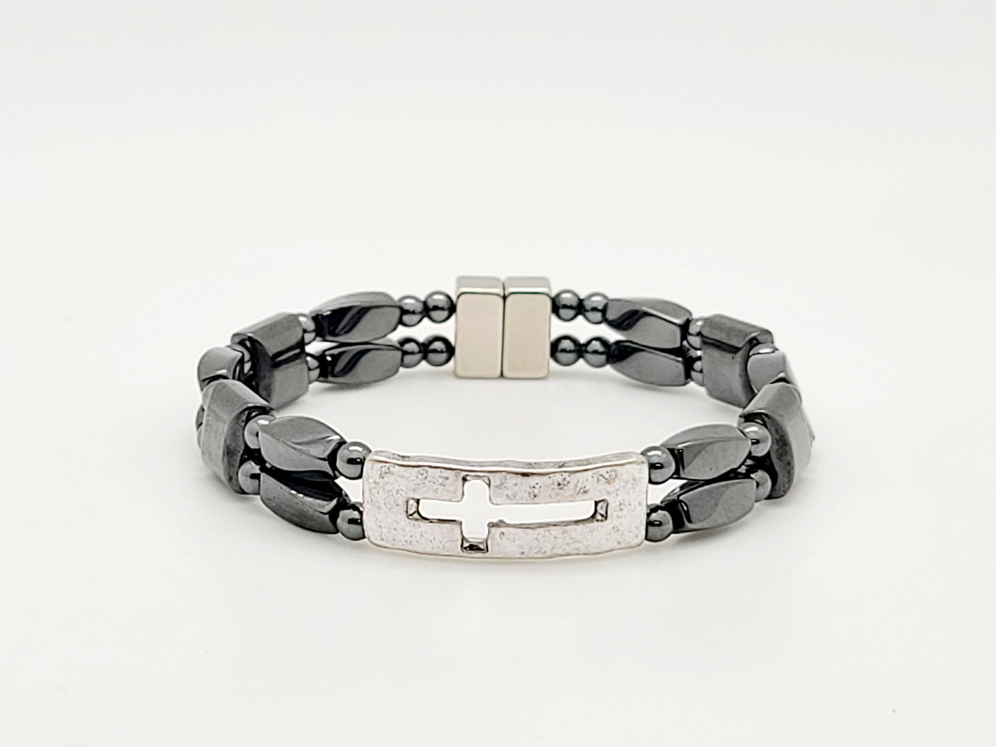 Men's Cross w Hematite