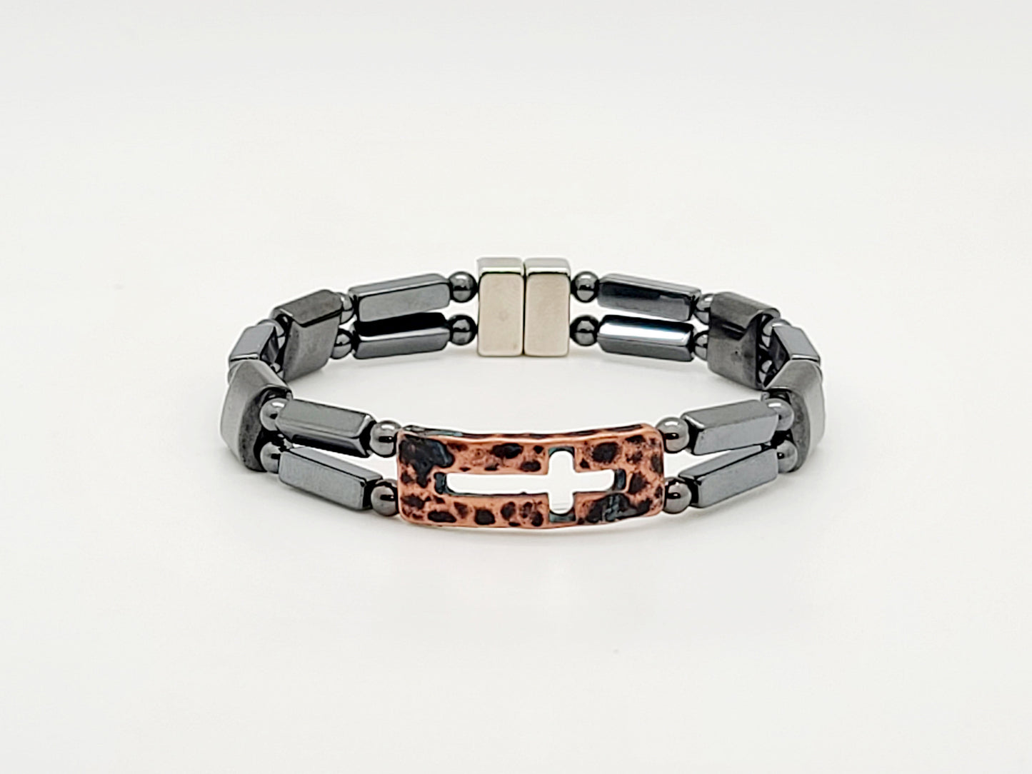 Men's Cross w Hematite