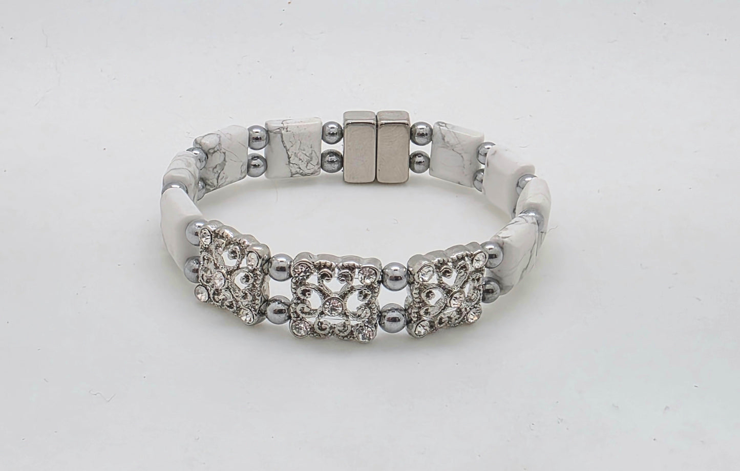 Winter Glow (White Howlite)