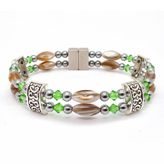Abalone Double w Peridot
