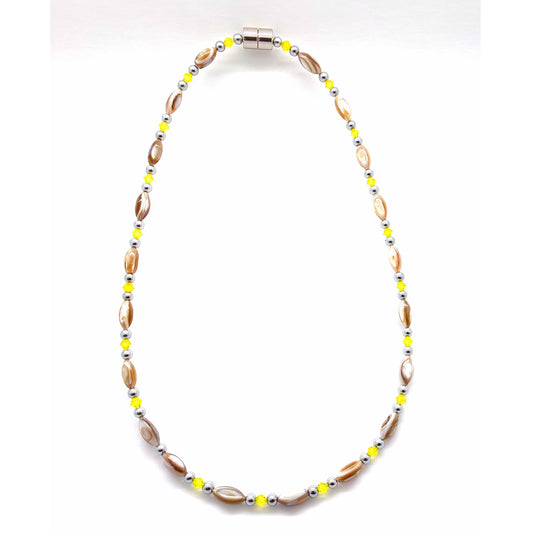 Abalone w Citrine Necklace