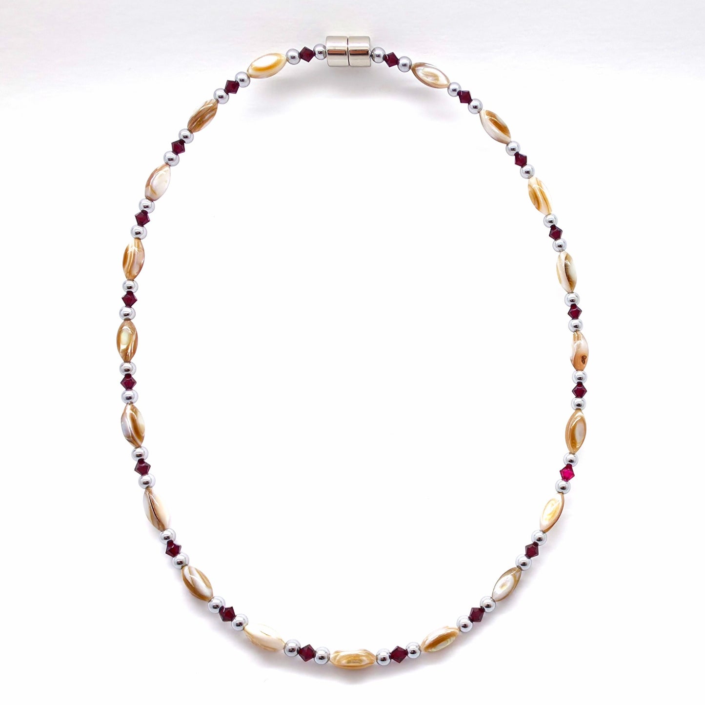Abalone w Ruby Necklace