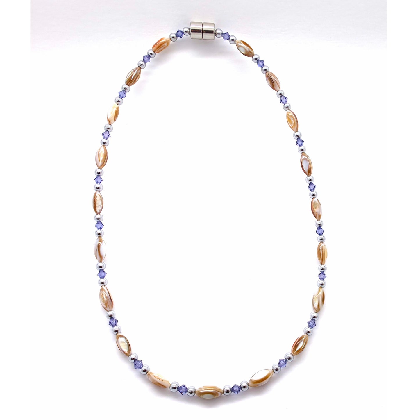 Abalone w Tanzanite Necklace