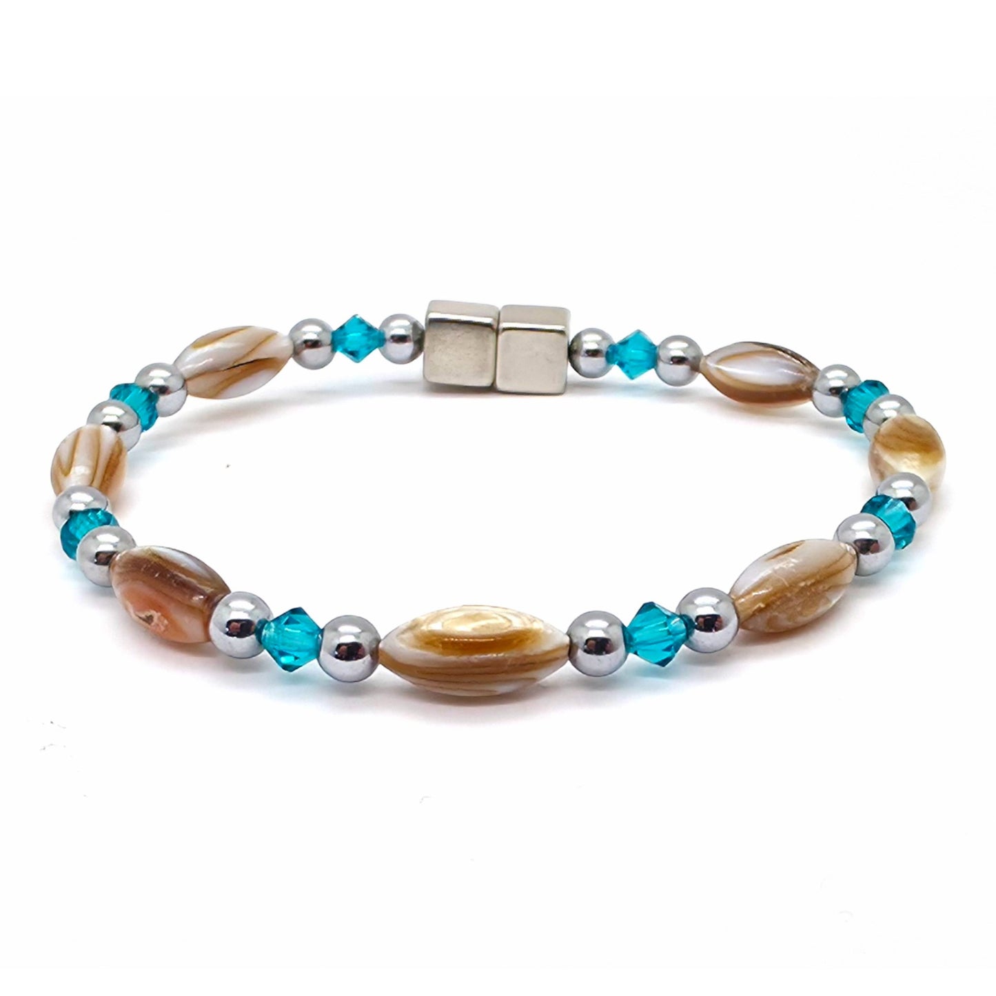 Abalone Single w Crystal Option