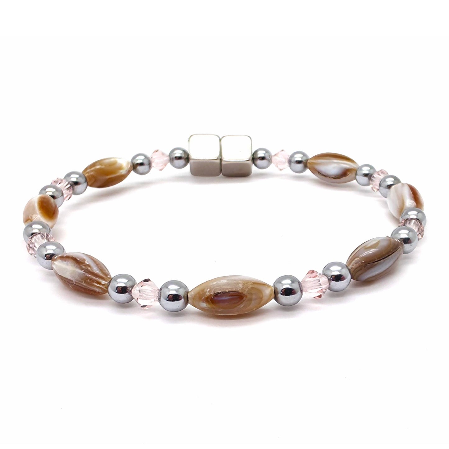 Abalone Single w Light Rose