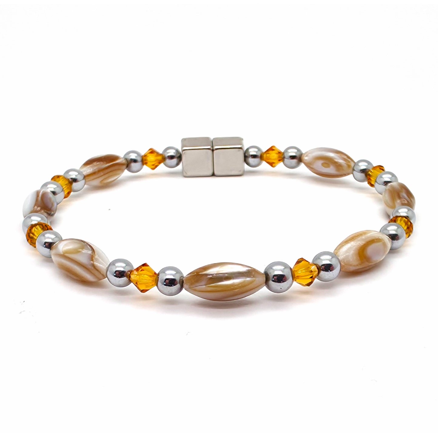 Abalone Single w Topaz Crystal