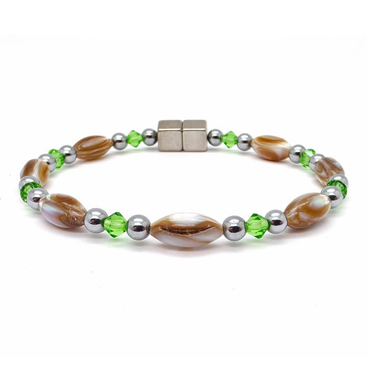 Abalone Single w Peridot