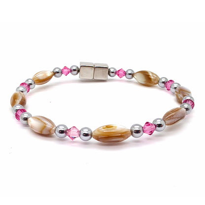 Abalone Single w Crystal Option