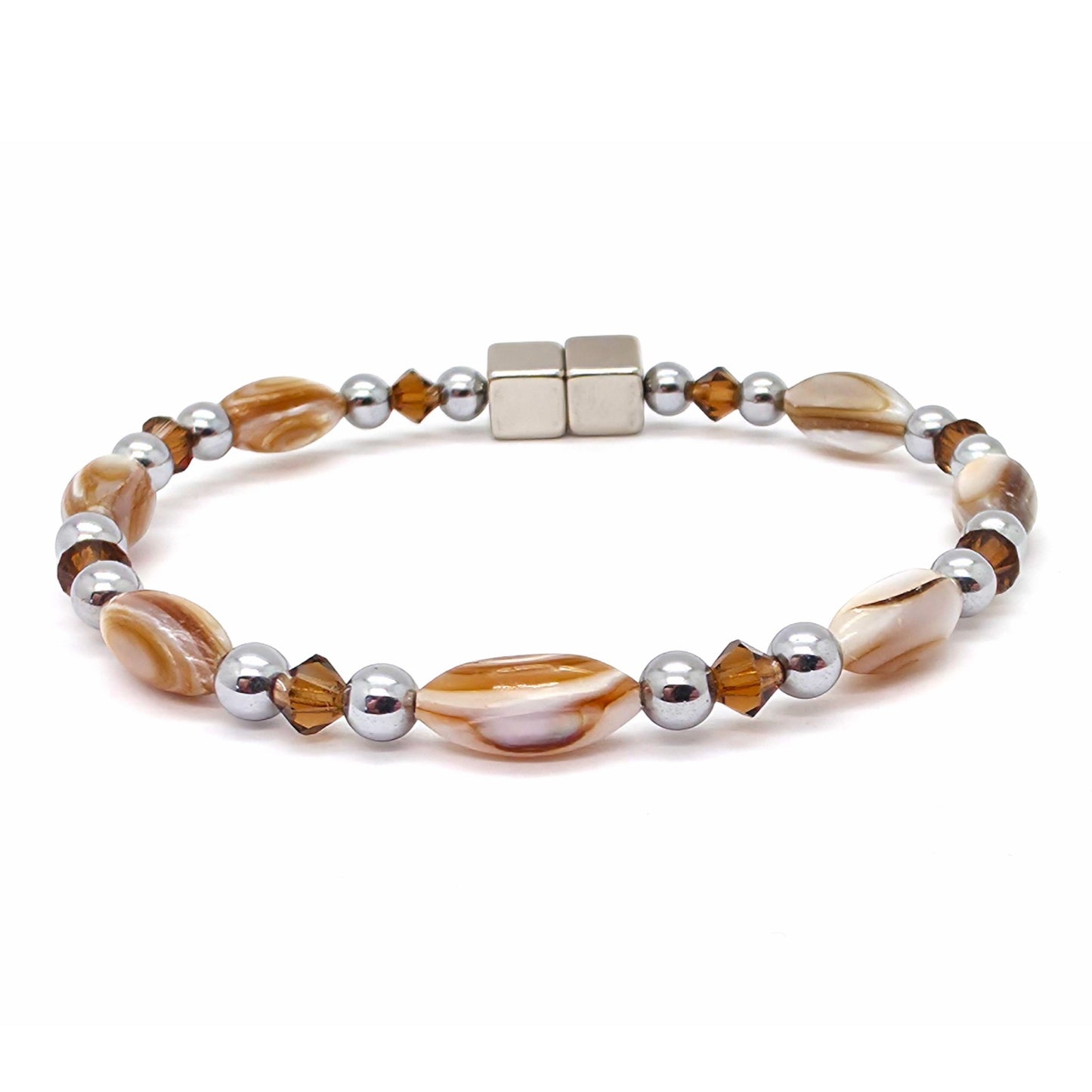 Abalone Single w Crystal Option