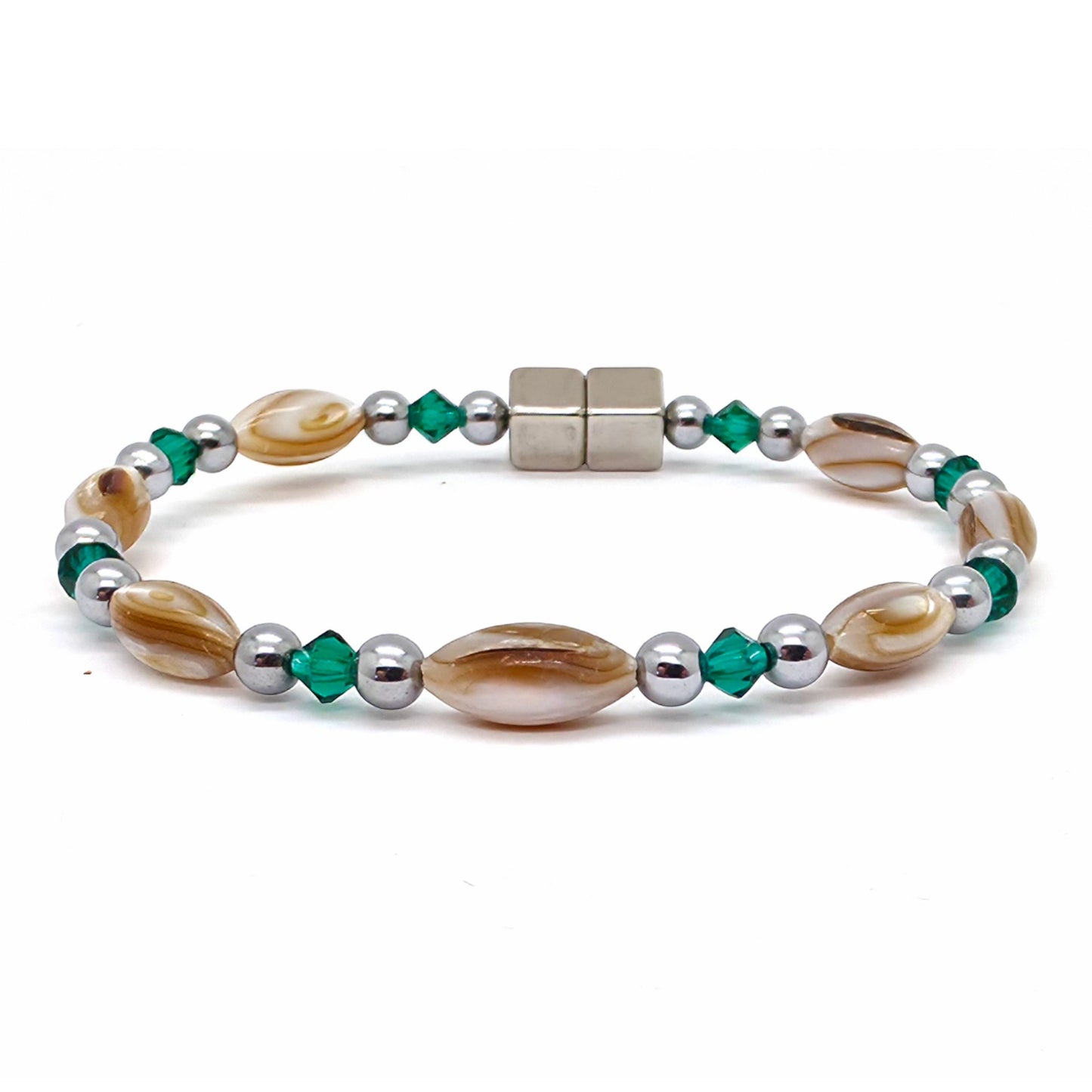 Abalone Single w Crystal Option