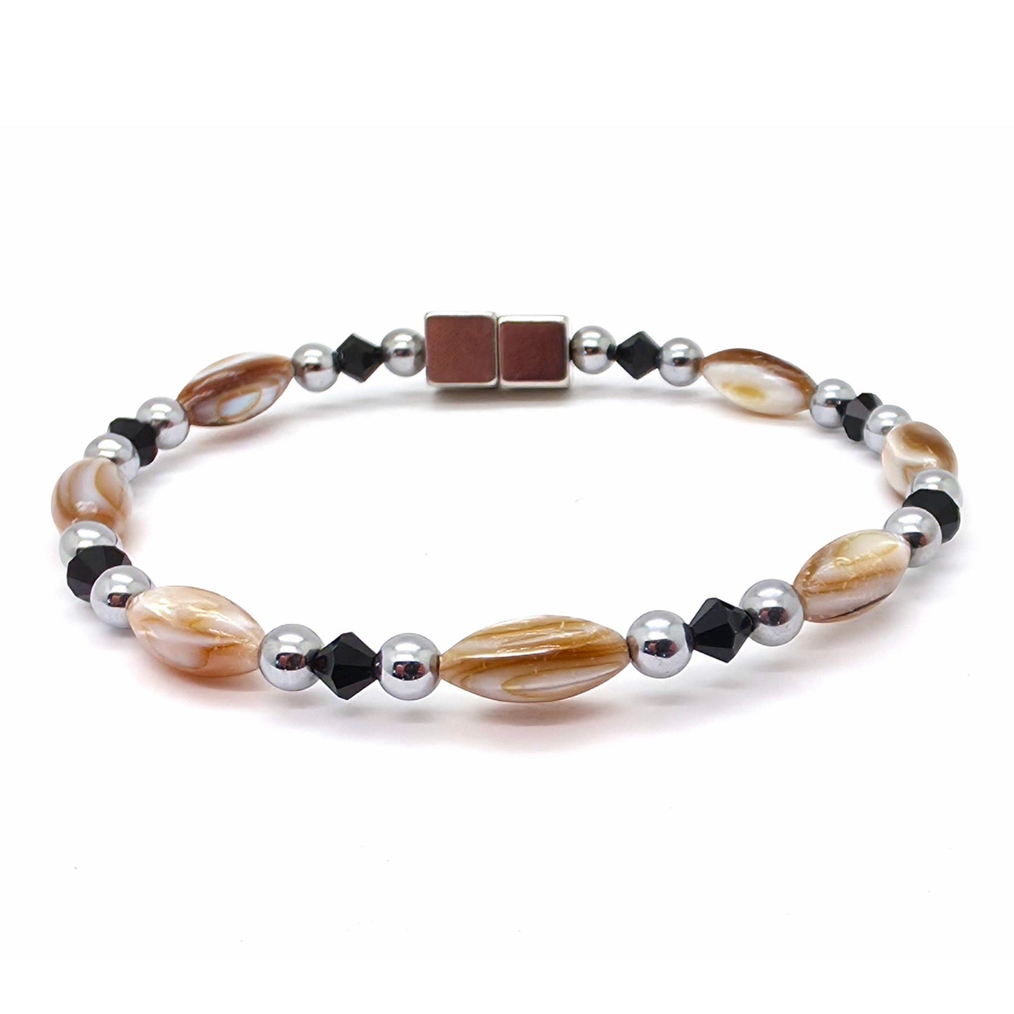 Abalone Single w Crystal Option