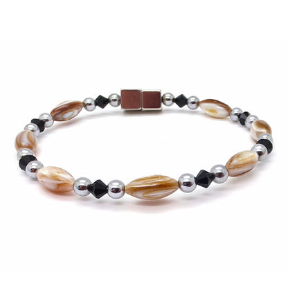 Abalone Single w Crystal Option