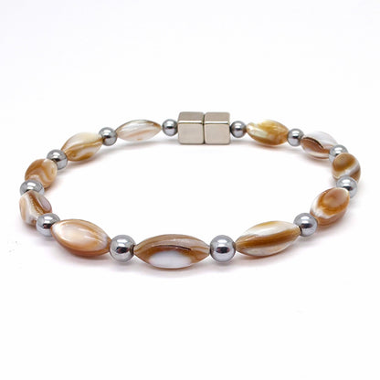 Abalone Single w Crystal Option