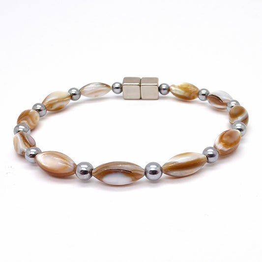 Abalone Single w Crystal Option