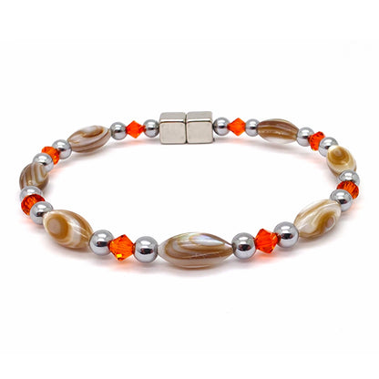 Abalone Single w Crystal Option