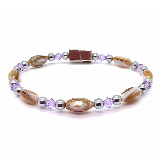 Abalone Single w Violet