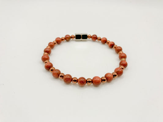 Goldstone with Copper Spacers