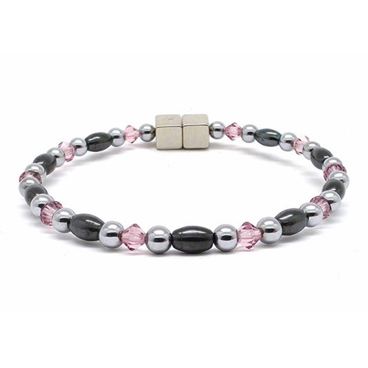Black Rice Single w Light Amethyst