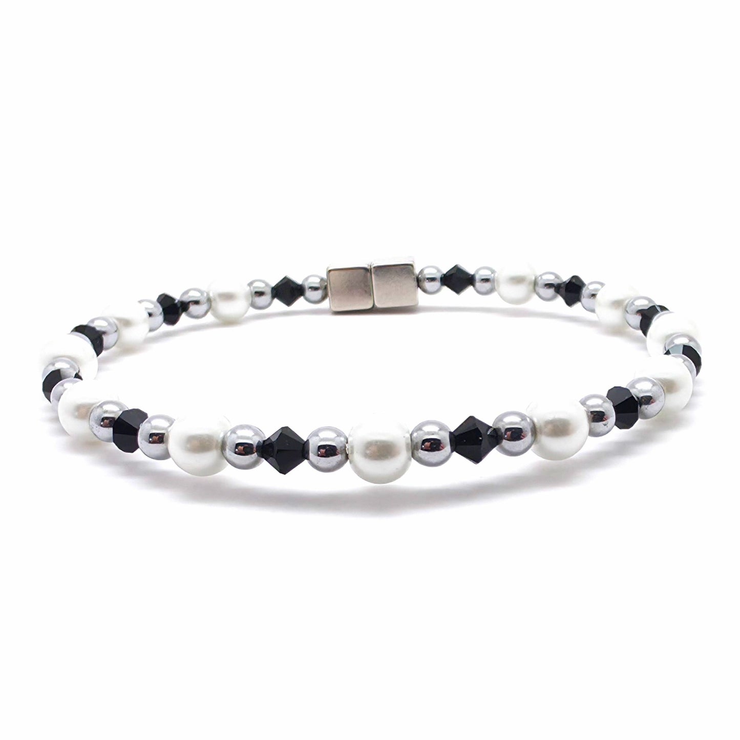 White Pearl Single w Jet Black