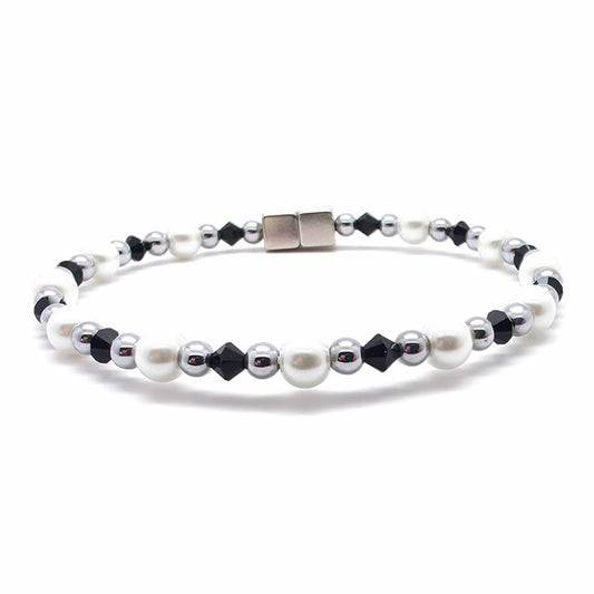 White Pearl Single w Jet Black