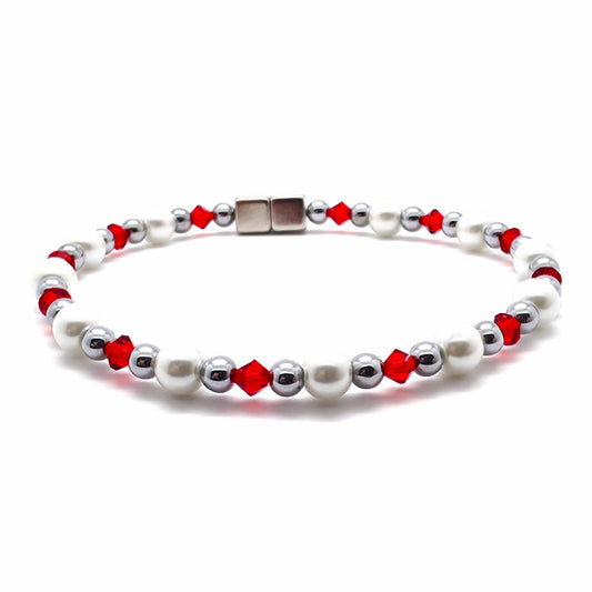 White Pearl Single w Light Siam