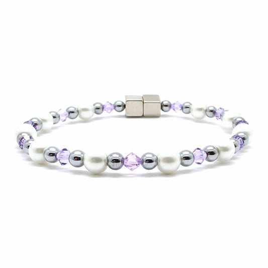 White Pearl Single w Violet