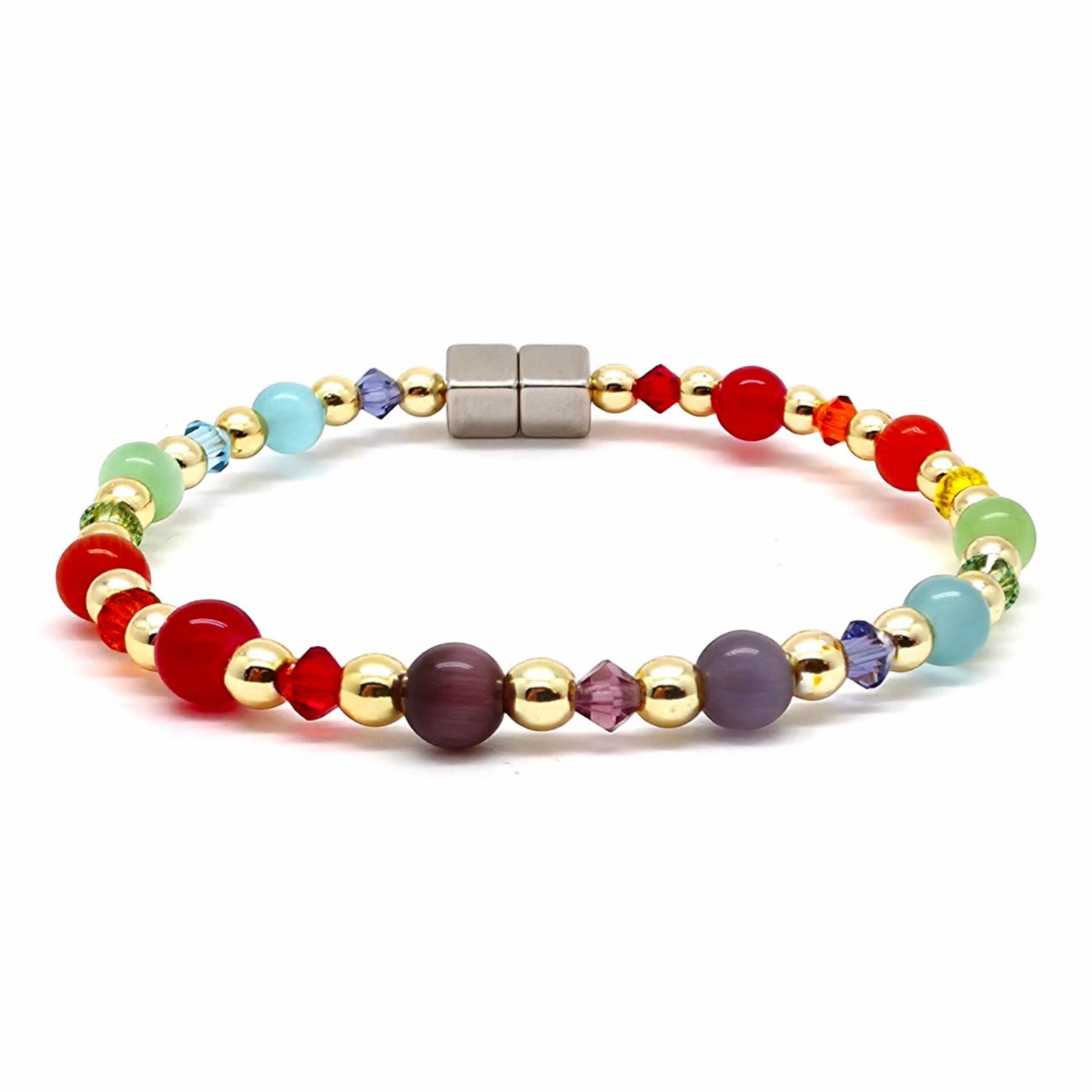 Rainbow Cat's Eye w Crystal