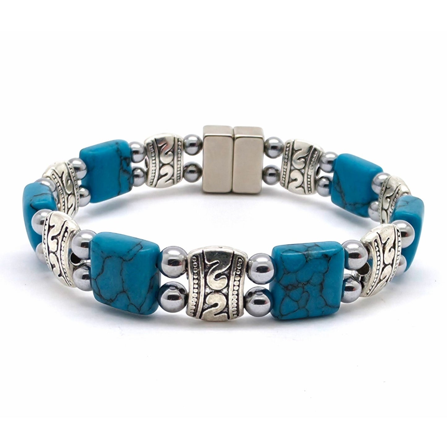 Turquoise Square Double