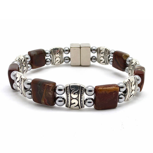 Brown Jasper Square Double