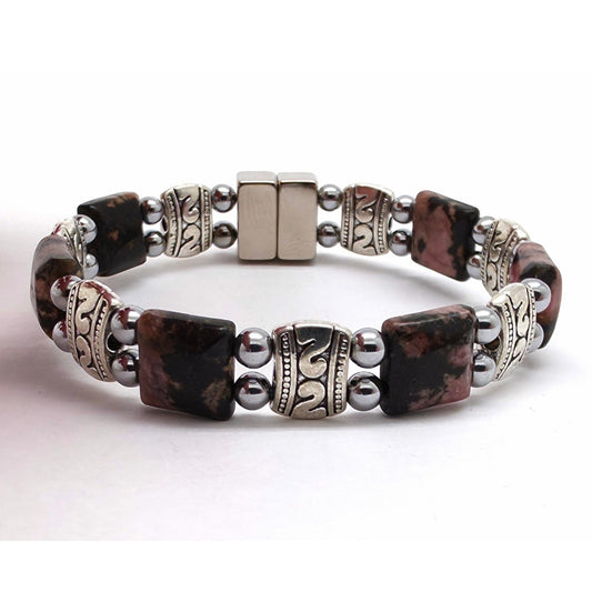 Rhodonite Square Double