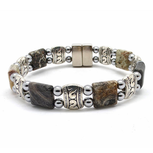 Silver Leaf Square Double