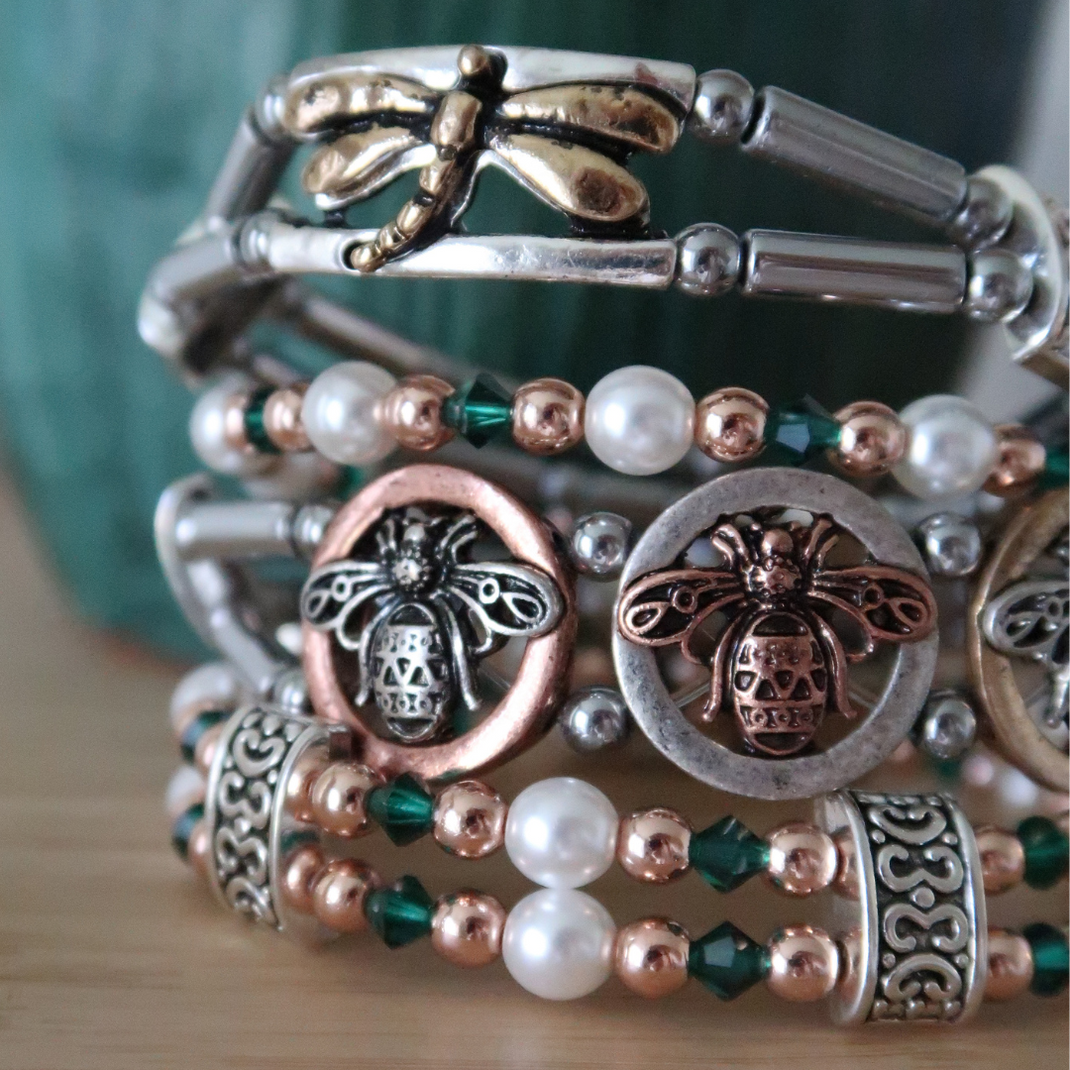 Women's Double Strand Bracelets – Unique Magnetic Jewelry
