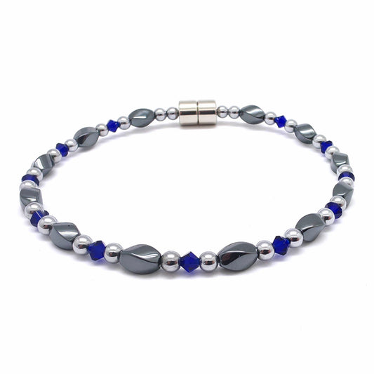 Black Hematite Twist w Cobalt