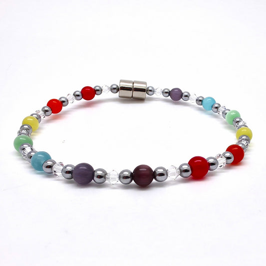 Rainbow Cat's Eye w Crystal