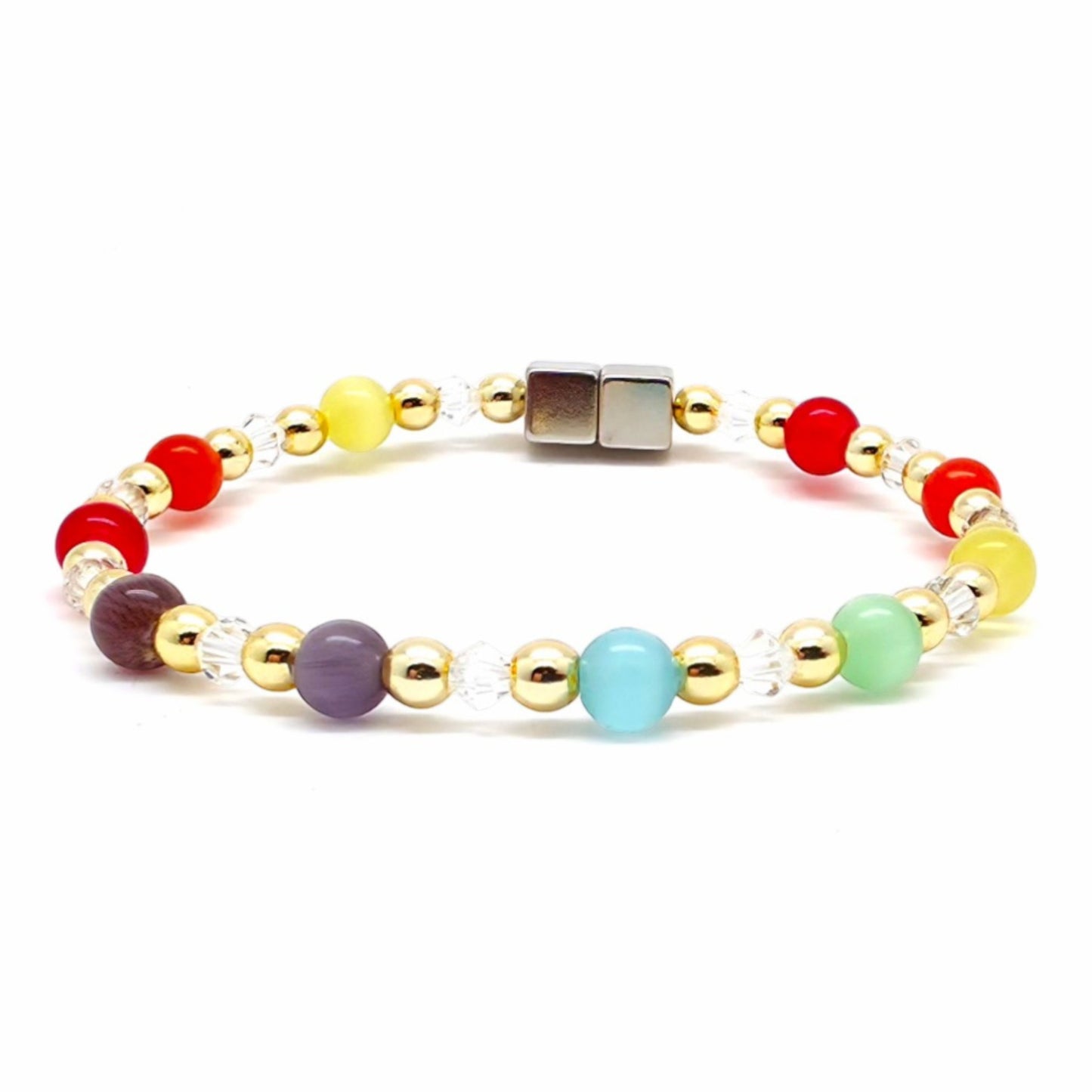 Rainbow Cat's Eye w Crystal