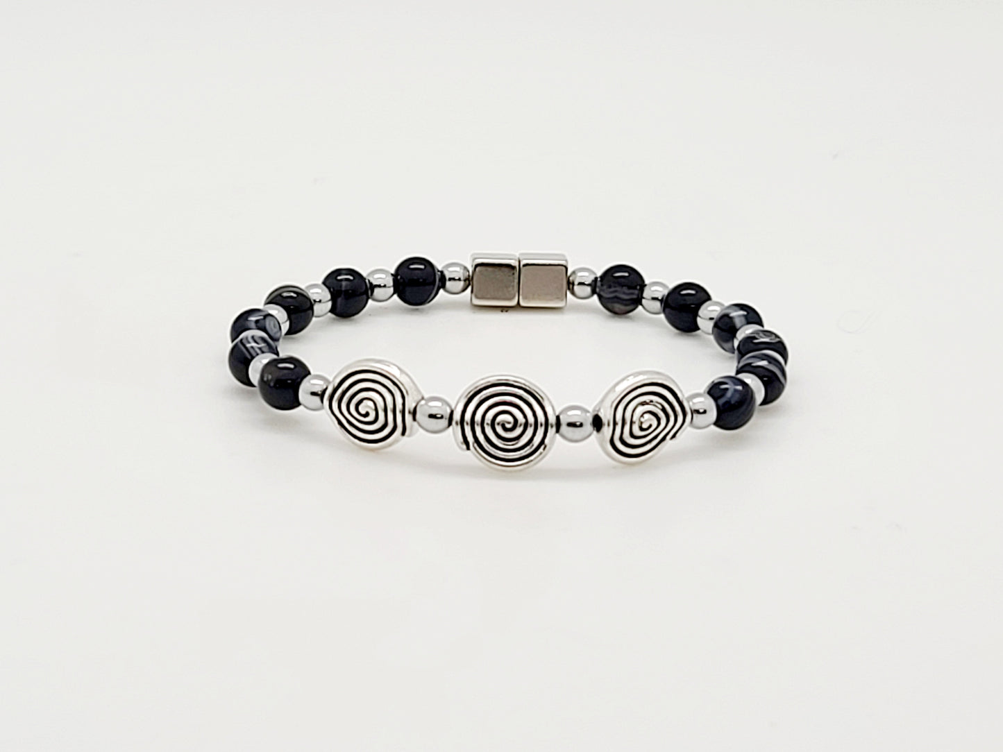 Striped Black Agate