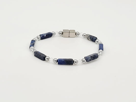 Sodalite Rectangle w Crystal