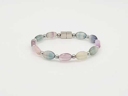 Oval Rainbow Fluorite