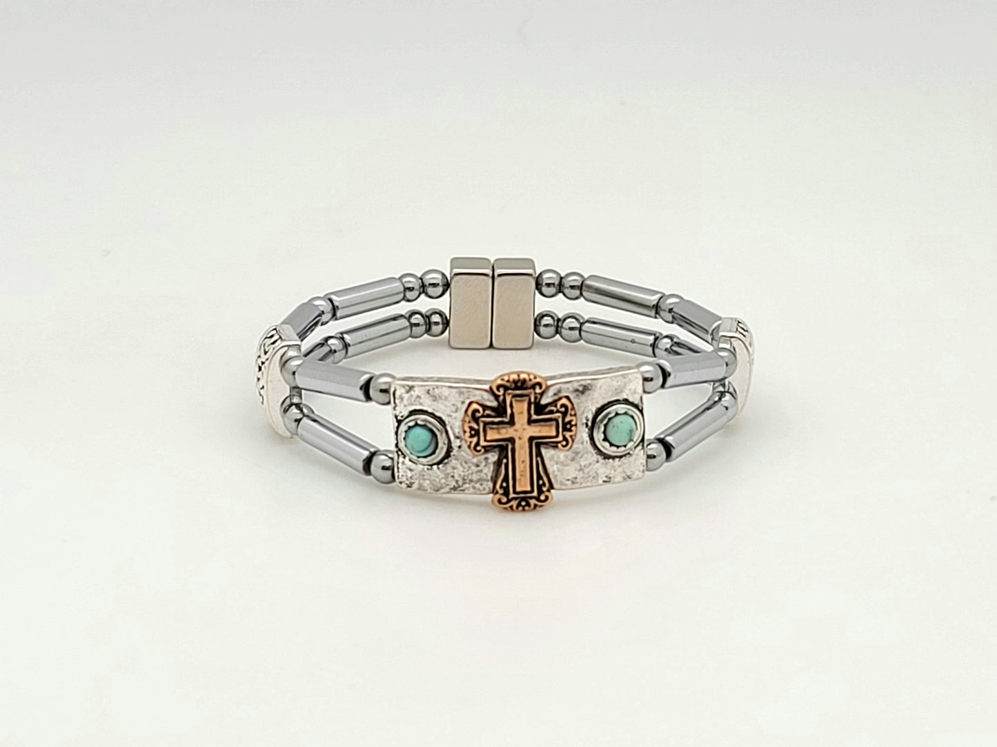 Cross w Turquoise