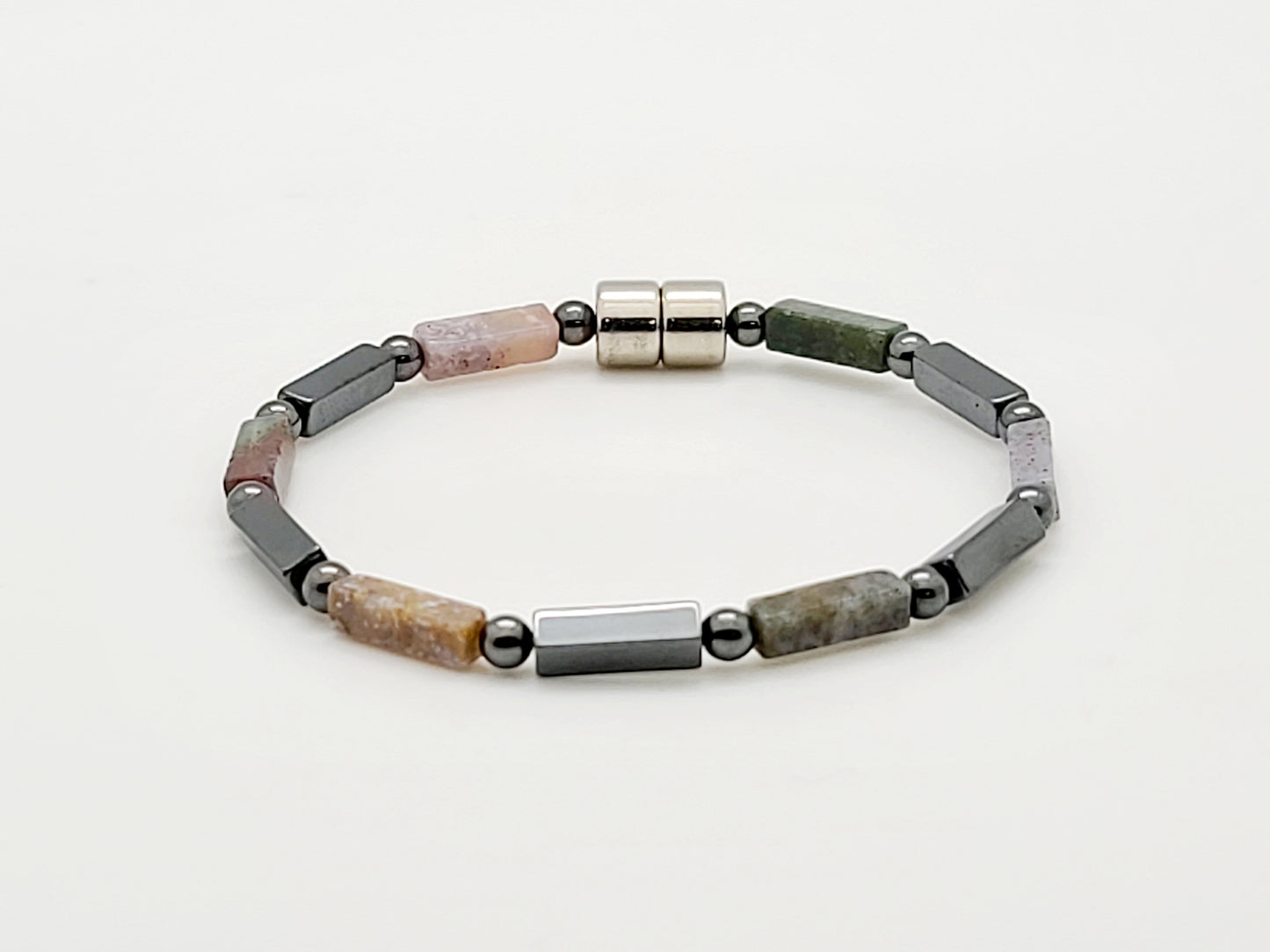 Fancy Jasper with Hematite Rectangle