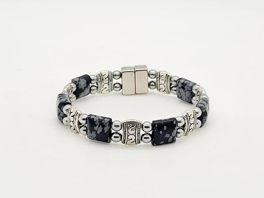 Snowflake Obsidian